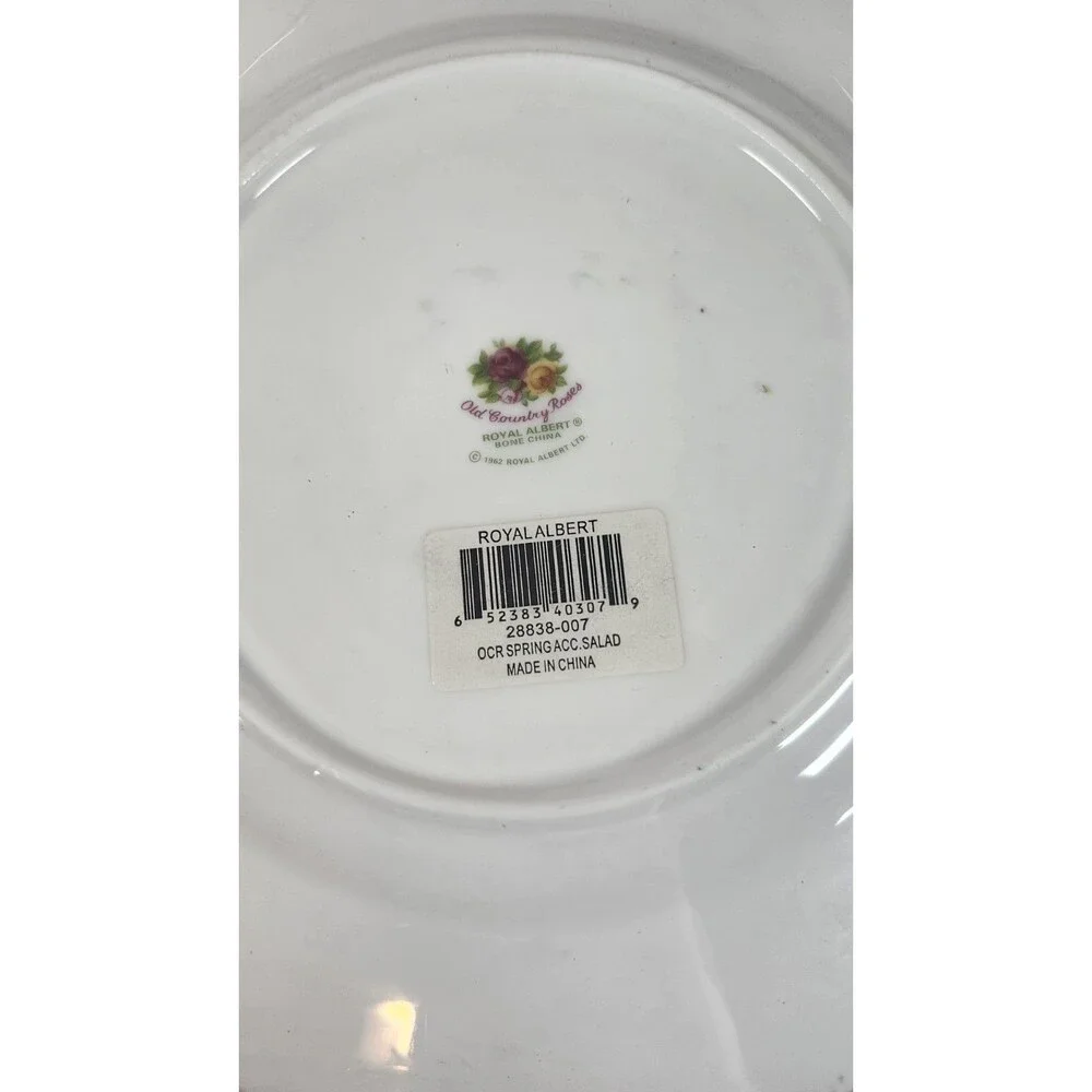 Royal Albert Old Country Roses Spring Accents Salad Plate NIB 8 3/4